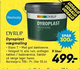 Bilka Dyroplast vægmaling tilbud
