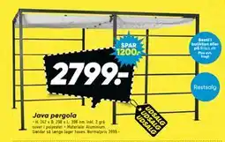 Bilka Java pergola tilbud