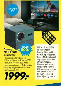 Bilka Strong Mira 1 FHD projektor tilbud