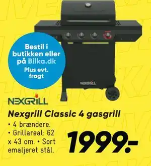 Bilka Nexgrill Classic 4 gasgrill tilbud