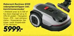 Bilka Roborock Rockneo Q105 robotplæneklipper inkl. kanttrimmermodul tilbud