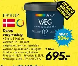 Bilka Dyrup vægmaling tilbud