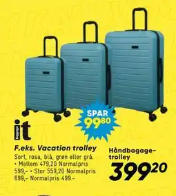 Bilka Vacation trolley tilbud