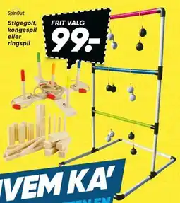 Bilka Stigegolf, kongespil eller ringspil tilbud