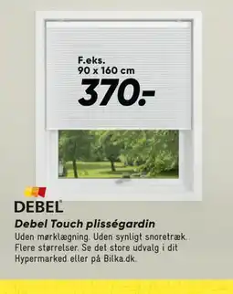 Bilka Debel Touch plisségardin tilbud