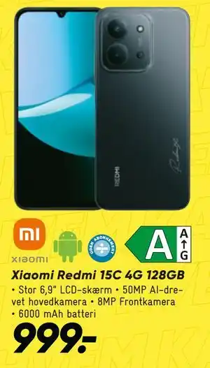 Bilka Xiaomi Redmi 15C 4G 128GB tilbud
