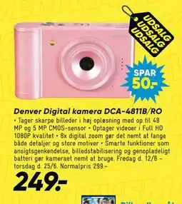 Bilka Denver Digital kamera DCA-4811B/RO tilbud