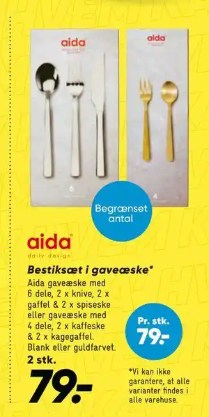 Bestiksæt i gaveæske