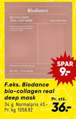 Bilka Biodance bio-collagen real deep mask tilbud