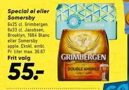 Bilka Special øl eller Somersby tilbud