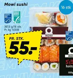 Bilka Mowi sushi tilbud
