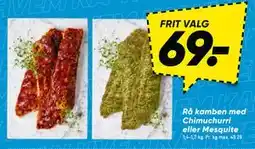 Bilka Rå kamben med Chimuchurri eller Mesquite tilbud