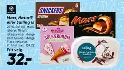 Bilka Mars, Naturli’ eller Salling is tilbud
