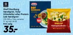 Bilka Steff Houlberg færdigret, Tulip frikadeller eller Protein Lab færdigret tilbud