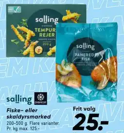 Bilka Fiske- eller skaldyrsmarked tilbud