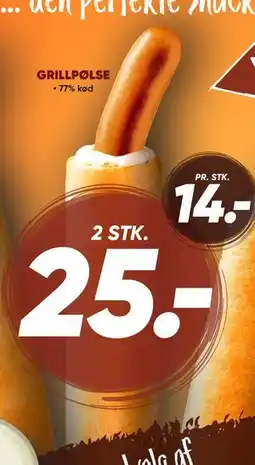 Bilka GRILLPØLSE tilbud