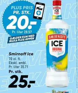 Bilka Smirnoff Ice tilbud