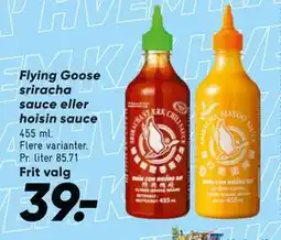 Bilka Flying Goose sriracha sauce eller hoisin sauce tilbud