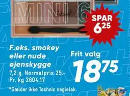 Bilka Smokey eller nude øjenskygge tilbud