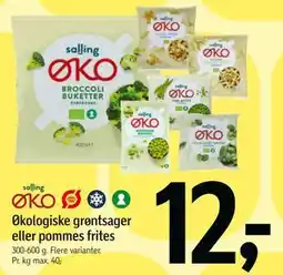 Føtex Økologiske grøntsager eller pommes frites tilbud