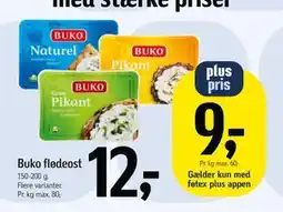 Føtex Buko flødeost tilbud