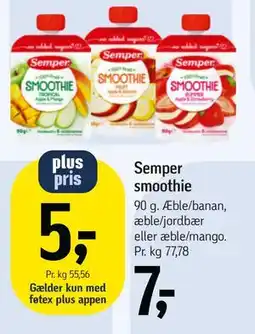 Føtex Semper smoothie tilbud