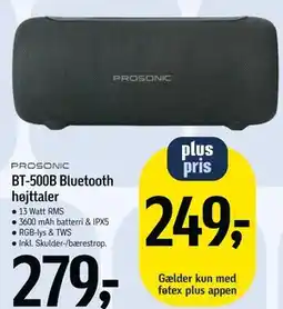 Føtex BT-500B Bluetooth højttaler tilbud