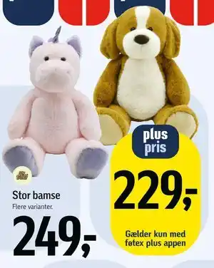 Føtex Stor bamse tilbud