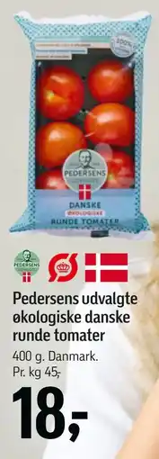 Føtex Pedersens udvalgte økologiske danske runde tomater tilbud