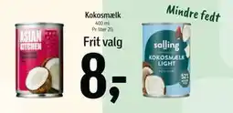 Føtex Kokosmælk tilbud