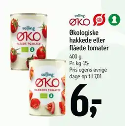 Føtex Økologiske hakkede eller flåede tomater tilbud