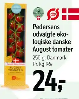 Føtex Pedersens udvalgte økologiske danske August tomater tilbud