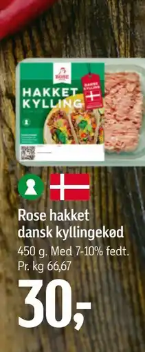 Føtex Rose hakket dansk kyllingekød tilbud