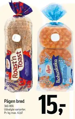 Føtex Pågen brød tilbud