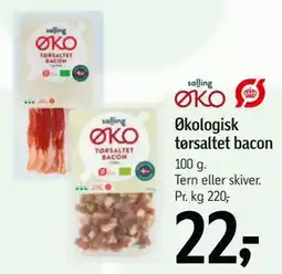 Føtex Økologisk tørsaltet bacon tilbud