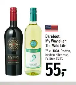 Føtex Barefoot, My Way eller The Wild Life tilbud