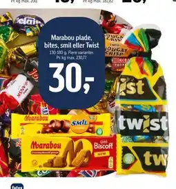 Føtex Marabou plade, bites, smil eller Twist tilbud