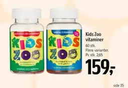 Føtex Kids Zoo vitaminer tilbud
