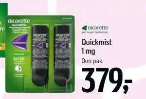 Føtex Quickmist 1 mg tilbud