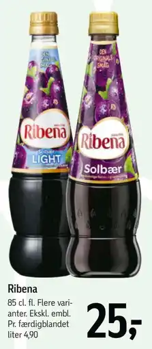 Føtex Ribena tilbud