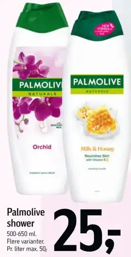 Føtex Palmolive shower tilbud