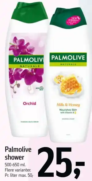 Føtex Palmolive shower tilbud