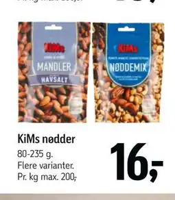 Føtex KiMs nødder tilbud