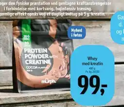 Føtex Whey med kreatin tilbud