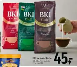 Føtex BKI formalet kaffe tilbud