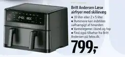 Føtex Britt Andersen Læsø airfryer med skillevæg tilbud
