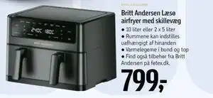 Føtex Britt Andersen Læsø airfryer med skillevæg tilbud
