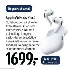 Føtex Apple AirPods Pro 3 tilbud