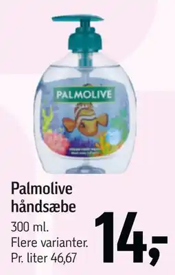 Føtex Palmolive håndsæbe tilbud