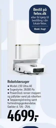 Føtex Robotstøvsuger tilbud